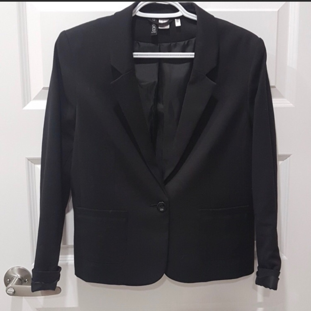 H&M Black blazer fitted